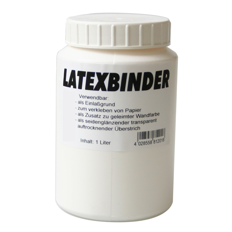 Latex Bindemittel farblos 1 Liter Acrylbinder Binder eBay